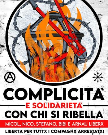 Italia: En tiempos de guerra. Sobre la redada anti-anarquista del 16 de junio Italia: En tiempos de guerra. Sobre la redada anti-anarquista del 16 de junio