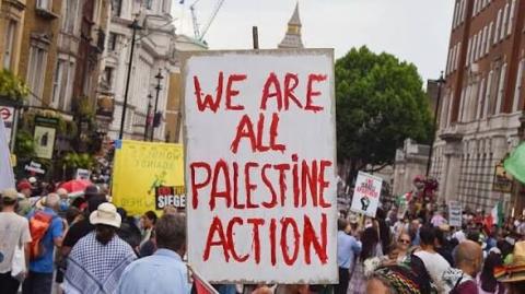 Más de 500 personas arrestadas en Londres durante una protesta en apoyo a Palestina