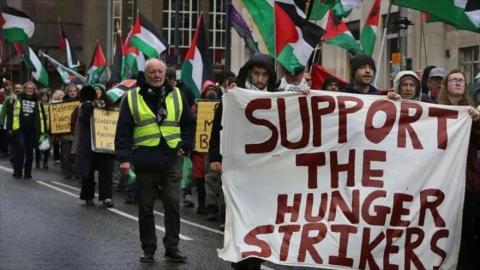 Dos presos políticos de 'Palestine Action' hospitalizados ante riesgo de muerte por huelga de hambre Dos presos políticos de 'Palestine Action' hospitalizados ante riesgo de muerte por huelga de hambre