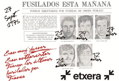 Declaran «ilegales, ilegítimos y nulos» los Consejos de Guerra y las ejecuciones de ‘Txiki’ y Otaegi Declaran «ilegales, ilegítimos y nulos» los Consejos de Guerra y las ejecuciones de ‘Txiki’ y Otaegi