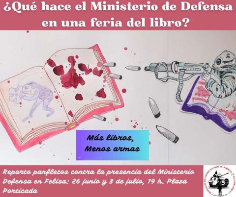 ¿Qué hace el Ministerio de Defensa en una Feria del Libro?