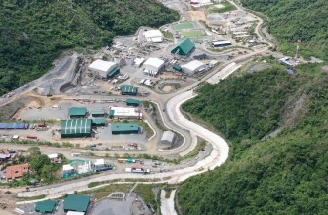 Foto panorámica de la mina Zijin-Continental Gold en Buriticá, Antioquia