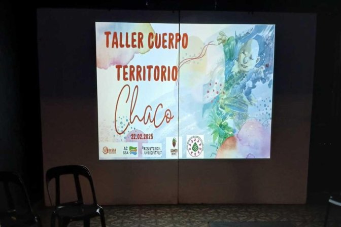 Taller mapeo Cuerpo Territorio en la provincia de Chaco junto a la organización