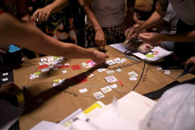 Taller mapeo Cuerpo Territorio en la provincia de Chaco junto a la organización