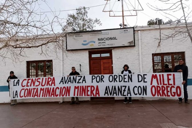 Contaminación minera en San Juan - peces muertos