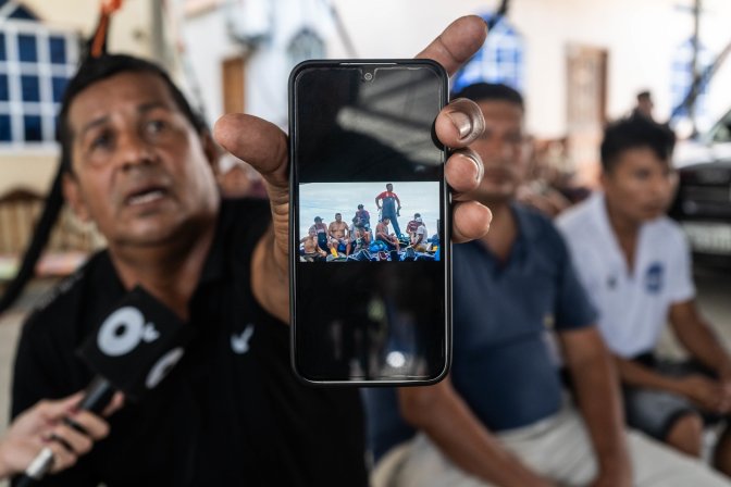 La embarcación Don Maca fue atacada sin previo aviso. Foto: cortesía Billy Navarrete